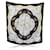 Hermès Hermes White Jacquard Silk Scarf La Cle Des Champs 1965 Faconnet  ref.2275470