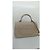 Borsa a mano Chanel Coco Handle in pelle beige - vista 6