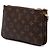 Pochette Illustre Vivienne Shanghai in Monogram Marrone con Doppia Zip Louis Vuitton - vista 2