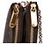 Pochette Illustre Vivienne Shanghai in Monogram Marrone con Doppia Zip Louis Vuitton - vista 6