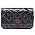 Wallet On Chain Carteira de corrente em couro de cordeiro matelassado iridescente prateada com padrão tartan da Chanel Prata