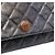 Wallet On Chain Carteira de corrente em couro de cordeiro matelassado iridescente prateada com padrão tartan da Chanel Prata - vista 10