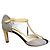 Autre Marque Bocage Ledersandalen Schwarz Weiß Gelb 8cm Absatz