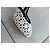 Décolleté Charlotte Olympia in Pizzo Ecru e Velluto Nero Crudo - vista 13