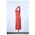 Vestido sem mangas até o joelho em cashmere laranja da Marc Jacobs - vista 7