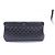 Timeless Chanel Große CC Rahmen gesteppte Clutch-Tasche aus schwarzem Leder - Ansicht 9