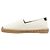 Espadrilles brodées Saint Laurent en toile beige - vue 2