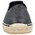 Espadrilles Monogram Saint Laurent en agneau noir - vue 5