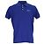 Polo de algodón azul con parche de logo Dsquared2