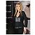 Chanel Skulpturaler Minimalismus Schwarze Tweedjacke 44 FR - Ansicht 6
