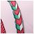 Bufanda Carre Mix y Strap Louis Vuitton Rosa Multicolor - vista 6