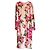 Vestido ajustado con estampado de rosa de Dolce & Gabbana