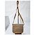 GUCCI Vintage Micro GG Canvas Schultertasche Beige/Braun - Ansicht 4