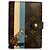 Louis Vuitton Monogram Tintin Groom Bellboy Couverture d'agenda Marron Bleu Écru