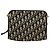Borsa a spalla in tela Trotter Christian Dior blu navy oro Auth 125910 D'oro - vista 3