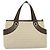 Bulgari BVLGARI Logo Mania Tote Bag aus Canvas Beige Silber Auth BA2559 - Ansicht 2
