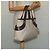 Bulgari BVLGARI Logo Mania Tote Bag aus Canvas Beige Silber Auth BA2559 - Ansicht 20