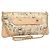 Chanel Pochette Accessorio in Seta Beige Oro CC Auth 125970 D'oro