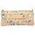 Chanel Pochette Accessorio in Seta Beige Oro CC Auth 125970 D'oro - vista 2
