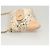 Chanel Pochette Accessorio in Seta Beige Oro CC Auth 125970 D'oro - vista 5