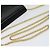 Borsa a spalla con catena Christian Dior in pelle nera e oro Auth BA2581 Nero D'oro - vista 7