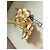 Autre Marque Bracciale rigido Marco Bicego Lunaria Petali in oro giallo 18K e diamanti D'oro Gold hardware - vista 7