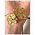 Autre Marque Bracciale rigido Marco Bicego Lunaria Petali in oro giallo 18K e diamanti D'oro Gold hardware - vista 8