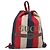 GUCCI Web Sherry Line Rucksack Canvas Rot Blau 473872 Auth 125637
