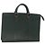 LOUIS VUITTON Taiga Porta Documenti Rozan Borsa Ardoise M30052 LV Auth 121200 Grigio
