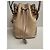 Borsa a secchiello Fendi Mon Tresor in lizard rosa Crema - vista 13