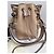 Borsa a secchiello Fendi Mon Tresor in lizard rosa Crema - vista 15