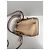 Borsa a secchiello Fendi Mon Tresor in lizard rosa Crema - vista 7