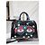 MCM Craig & Karl Snowdome Borsa Boston Nera/Verde Nero - vista 15
