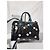 MCM Craig & Karl Snowdome Borsa Boston Nera/Verde Nero - vista 4