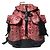 MCM Brandenburg Limited Edition Exotic Studded Leather Backpack Peach/Black