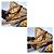 Borsa tote a righe MCM Visetos in marrone cognac - vista 10