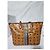Borsa tote a righe MCM Visetos in marrone cognac - vista 14