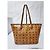 Borsa tote a righe MCM Visetos in marrone cognac - vista 4
