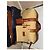 Borsa da viaggio Ralph Lauren in cotone beige - vista 6