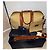 Borsa da viaggio Ralph Lauren in cotone beige - vista 8