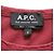 Apc T-shirt a maniche corte con tasca A.P.C. in cotone rosso - vista 4