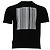 T-shirt classico con codice a barre a maniche corte Alexander Wang in cotone nero - vista 2