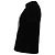 T-shirt classico con codice a barre a maniche corte Alexander Wang in cotone nero - vista 4