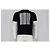 T-shirt classico con codice a barre a maniche corte Alexander Wang in cotone nero - vista 6