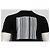 T-shirt classico con codice a barre a maniche corte Alexander Wang in cotone nero - vista 7