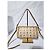 Borsa a tracolla in pelle MCM Visetos beige - vista 4
