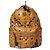 MCM Visetos Studded Small Stark M Rucksack Cognac Braun