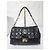 CHRISTIAN DIOR Borsa a Spalla Media New Lock in Pelle di Agnello Cannage Nera Nero - vista 15