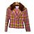 CHAQUETA CON COLLAR DE PIEL CHRISTIAN DIOR Multicolor