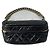 Borsa Banana Chanel in Pelle di Agnello Nera con Hardware Oro Nero Gold hardware